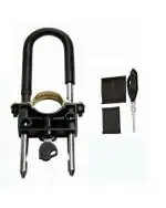 A4s Automotive and Accessories Universal Standard Bike Wheel Lock with Ultra Strong Metal Roads