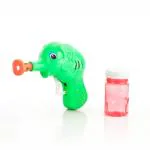 Aditi Toys Elephant Bubble Gun Toy for Kids with 100 ml Bubble Liquid Bottle (Green) Toy Bubble Maker