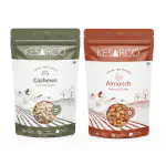 KESARCO Cashew & Raw Almonds Combo(1kg each)
