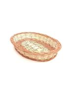 THE HOUSE OF CANE Handmade Kashmiri Willow Oval Roti Basket Large - Natural Color Set | Ample Storage for Flatbreads | Lightweight & Versatile | Ideal for Picnics, Parties, and Kitchen Storage (11
