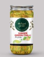 Achari Pickles Ginger and Green Chilli Pickle Homemade Adrak and Harimirch Aachar(400 g)|Pickle|Ginger and Green Chilli Pickle|400 g Ginger and Green Chilli Pickle|Homemade Pickle|