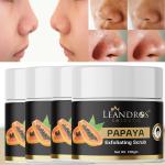 Leandros Papaya Scrub, 25 G Each (Pack Of 4)
