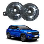 Oshotto FK-L90 electromagnetic 12V Disc Horn For Kia Seltos (Set of 2, Black)