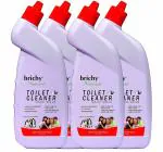brichy Natural Toilet Cleaner Liquid - Organic Eco Enzyme Product - 650ml - Pack of 4