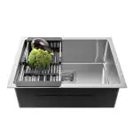 MESSINA Handmade Kitchen sink Single Bowl Sound Proof Stainless Steel 21