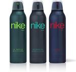 Nike Deodorant For Men, 200Ml Each (Pack Of 3) - A Spicy Attitude, Aromatic Addiction And Urban Wood