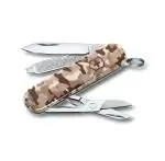 Victorinox Swiss Army Knife - Swiss Classic - 7 Functions, Multitool with a Pair of Scissors - Camouflage Brown, 58 mm