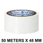 VCR White Color Tape - Milky - 50 Meters in Length - 48mm / 2