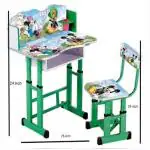 Chhota Rabbit- smart kids, smart Planet Mickey Mouse Chair Table Set (FOR 3 to 15 year old kids) Metal Desk Chair (Finish Color - GREEN, Pre-assembled)
