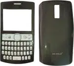 Imbi Nokia Asha 205 Black Plastic Replacement Front And Back Panel (Set Of 1)