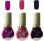 OUR Beauty Multicolor Extra Shine Long Wear Durable Nail Polish Nv46, 18 ml (Pack Of 3)