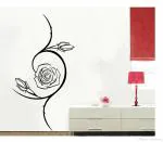 Decor Villa Wall Sticker ( Rose ,Surface Covering Area 23 x 43 Inch)