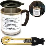 Orbon 250W, Brass Mini Electric Immersion Rod with Serenity Mug| Shock Proof Heater Rod