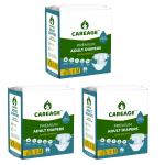 CAREAGE Premium Adult Diapers Medium, Waist Size (24
