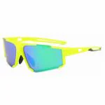 GHOSSY Square Sports sunglasses or Cricket Goggle ( Play Yellow Black )