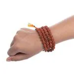 Feel Touch Mart Moksh Spiritual Lord Shiva Blessing Certified Rudraksha Jaap Mala