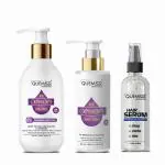 Quemico Professionnel Red Onion Anti Hair Fall Shampoo and Conditioner Set with Professional Hair Serum, 500ml