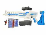 G.FIDEL Battery Operated Motorized Electric AK47 Toy Gun with Foam Bullets Darts & Plastic Bullets