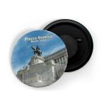 Dhcrafts Multicolor Metal Piazza Venezia Rome Italy D2 Printed Fridge Magnet, 5.8 Cm