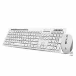Zebronics Zeb-Companion 500 2.4GHz Wireless Keyboard & Mouse Combo (White)