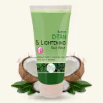 Derma Solution D-Tan & Lightening Face Wash | Unclog Pores | Blackheads Removal | Uneven Skin Tone | Tan Removal face Wash | Suitable for All Skin Types - 100ml