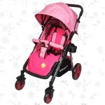 Tiffy & Toffee Stylish, Smart & Safe Baby Stroller | 5 Point Safety Harness with Shock Absorbers | Removable Arm Rest & EVA Wheels | For 0 - 4 Years Old Baby Boy /Girl | Mumma's Preferred Choice