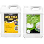 FIVANTA Dish Wash Liquid Non-Toxic Formulas Lemon 5L & Neem 5L