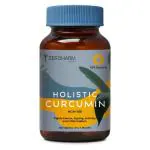 ZEROHARM Holistic Curcumin with Piperine 60 Tablets - 600mg with 95% Curcuminoids - Antioxidant & Anti-inflammatory Supplement - For Skin, Joint Support, Anxiety & Stress Relief - 100% Bioavailable