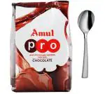 Amul Pro, Refill Carton, 500g + Stainless Spoon