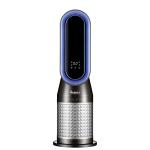 Warmex B-PFH 1000 - 2000 W Electric Bladeless PTC Tower Fan Heater With 4 Mood Different Lightings And Digital Display, Black And Grey