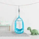 Made2Craft Baby Swing Cradle with Mosquito Net - Blue
