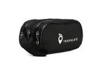 TRAVALATE Black Polyester Toiletry Travel Bag