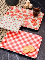 GOODHOMES Melamine Serving Tray Set ( Set of 3 Trays) MT129