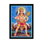 Dharvika Innovations Design 16 Synthetic Lord Hanuman Ji Photo Frame, 14 X 20 Inch