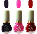 OUR Beauty Multicolor Extra Shine Long Wear Durable Nail Polish Nv89, 18 ml (Pack Of 3)