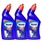Bluebust Toilet Cleaner, Disinfectant, Regular Toilet Cleaner, Pro Plus Advanced For Better Cleaning and Germ Protection, Thick Toilet Cleaner, Suitable for Toilet Bowls 1 ltr pack of 3 (3 Litres)