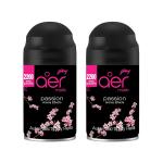 Godrej Aer Matic Refill Passion - Automatic Room Fresheners | 2200 Sprays (225ml) | Pack of 2