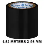 VCR Flex Tape Black Waterproof - 1.52 Meters Length - 96mm / 04