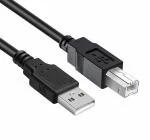 MAHI ENTERPRISES 1.5 Meter USB Printer Cable, USB A to Male To USB B 2.0 Cable Cord Compatible with Printers, Scanner For Brother Dell, HP, Epson, Canon, Lexmark, Xerox, Samsung, Epson 4.92 FEET A3