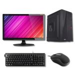 Digital Guard Complete Desktop Computer System Full Setup for Home CORE I3 / RAM 8GB/256GB SSD/500GB HDD/Windows10/WIFI+BLUETOOTH/19 Monitor/Keyboard+Mouse