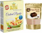 Mr.Kool Custard Powder 400gm, Milkshake Powder Belgian Chocolate 100gm. Pack Of 2