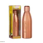 Dr. Copper Copper Water Bottle with New Stylish and Advanced Leak Proof Cap 500 ml Bottle