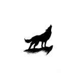 SIMPLY INKED Howling Wolf Temporary Tattoo, Designer Tattoo for all (Howling wolf tattoo)