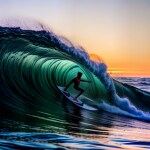 Love Creation A4 Size poster print for creative wall art- blue-horizon-7147( Sticker)