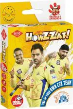 Kaadoo Howzzat-CSK Cricket Team Card Game and collectible for 6+ Year Olds