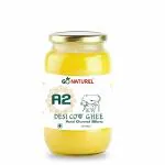 GO NATUREL A2 Desi Cow GHEE | BILONA CHURNED Method | Danedar | Glass Jar (1 Litre)