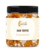 ORGANIC NATURE Aam Papad Candy 300 Gram (Pack of 1)|Alphonso Mango Cubes |Mango Candy |Jar Pack