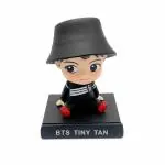 Awestuffs BTS Bangtan Boys Jungkook Phone Holder Car Decoration Bobblehead Action Figure