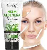 KURAIY 100% Premium NEEM ALOE VERA Face Wash Cream Deep Moisturizing Cream Face wash Tube