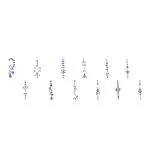 Comet Busters Purple Bindi For Women